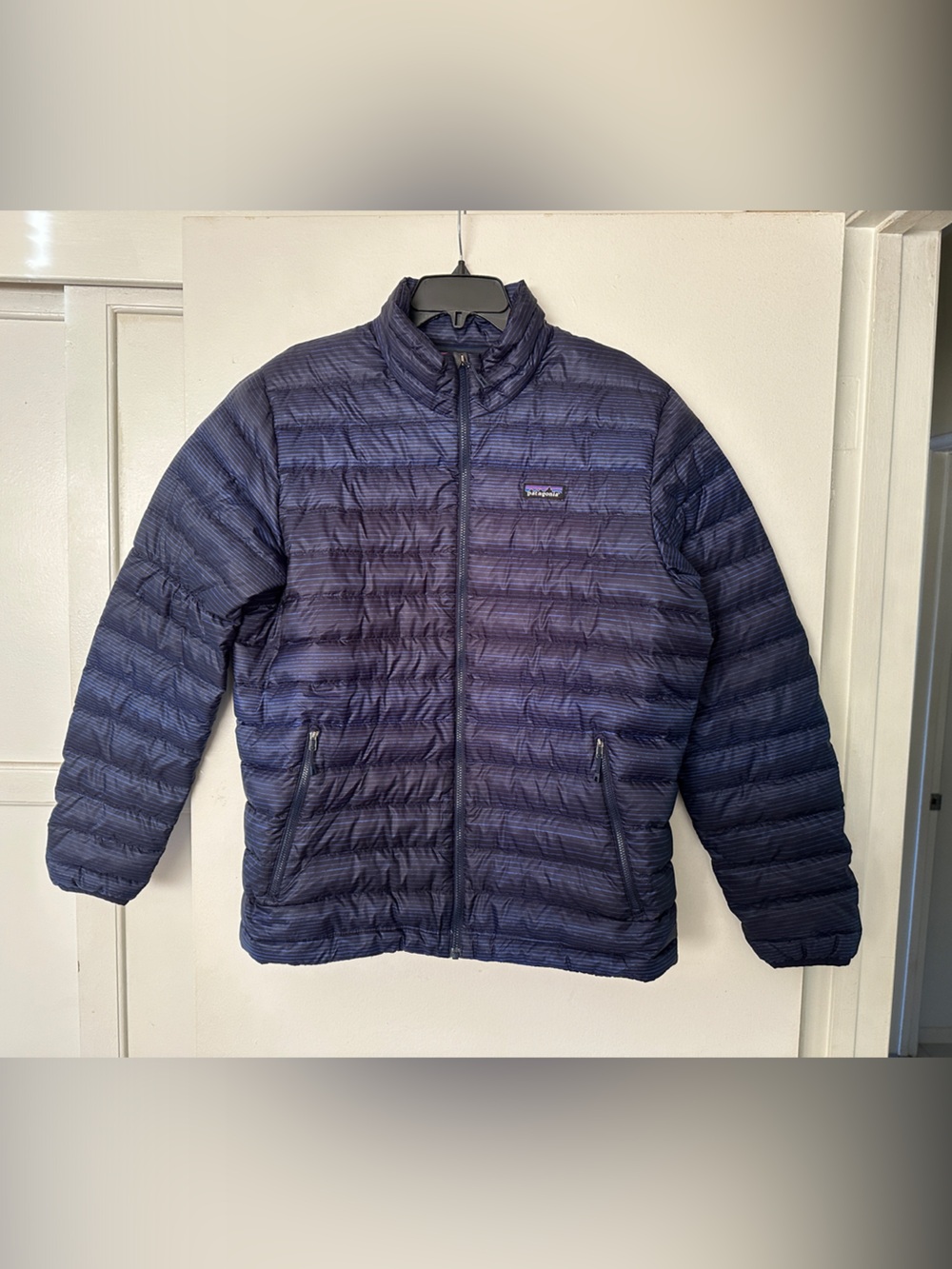 Patagonia Men's Lightweight Quilted Puffer Jacket - Dark Navy